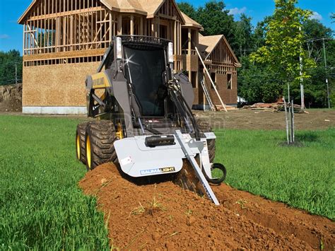 baumalight skid steer trencher